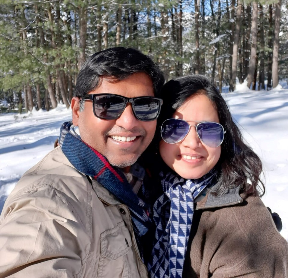 Mr. Mandar and Mrs. Amruta Joshi